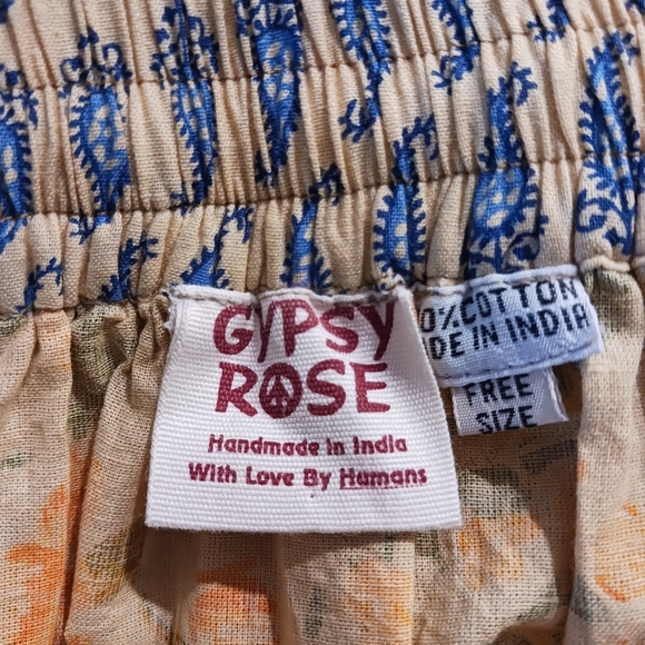 Bohemianian Hippie Patchwork Maxi Skirt - Picture 2 of 6